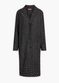 Missoni - Metallic crochet-knit coat - Black - IT 36