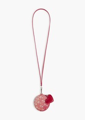 Missoni - Metallic crochet-knit coin purse - Red - OneSize