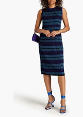 Missoni - Metallic crochet-knit dress - Blue - IT 38