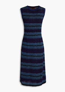Missoni - Metallic crochet-knit dress - Blue - IT 38