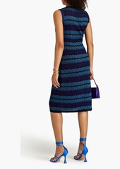 Missoni - Metallic crochet-knit dress - Blue - IT 38