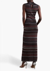 Missoni - Metallic crochet-knit maxi dress - Black - IT 42