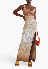 Missoni - Metallic crochet-knit maxi dress - Orange - IT 44