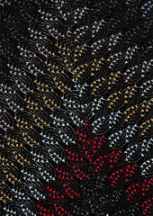 Missoni - Metallic crochet-knit maxi skirt - Black - IT 38