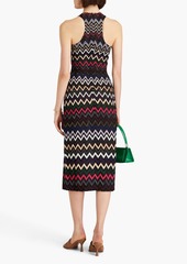 Missoni - Metallic crochet-knit midi dress - Black - IT 38