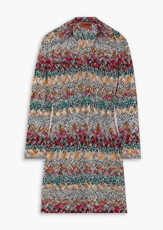 Missoni - Metallic crochet-knit mini dress - Multicolor - IT 46