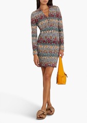 Missoni - Metallic crochet-knit mini dress - Multicolor - IT 46