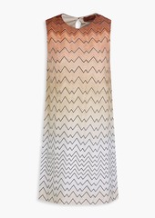 Missoni - Metallic crochet-knit mini dress - Neutral - IT 42