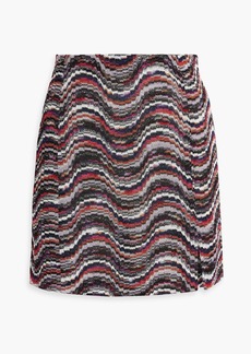 Missoni - Metallic crochet-knit mini skirt - Black - IT 40