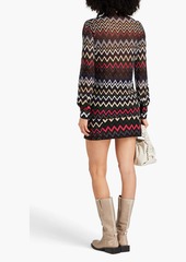 Missoni - Metallic crochet-knit shirt - Black - IT 36