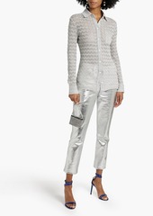 Missoni - Metallic crochet-knit shirt - Metallic - IT 40