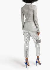 Missoni - Metallic crochet-knit shirt - Metallic - IT 42