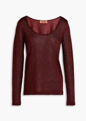 Missoni - Metallic crochet-knit sweater - Red - IT 36