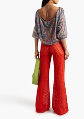 Missoni - Metallic crochet-knit top - Pink - IT 44