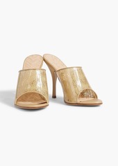 Missoni - Metallic lace and PVC mules - Metallic - EU 36