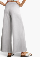 Missoni - Metallic wool-blend wide-leg pants - Metallic - IT 40