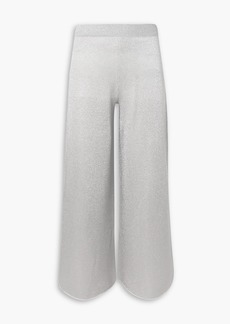Missoni - Metallic wool-blend wide-leg pants - Metallic - IT 38
