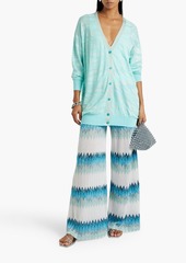 Missoni - Oversized jacquard-knit cardigan - Blue - L