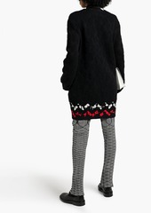 Missoni - Oversized jacquard-knit wool-blend cardigan - Blue - S