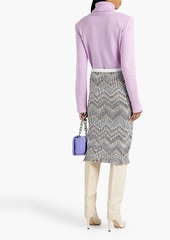 Missoni - Ruffled crochet-knit cotton-blend skirt - White - IT 38