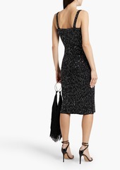 Missoni - Sequin-embellished crochet-knit midi dress - Black - IT 38
