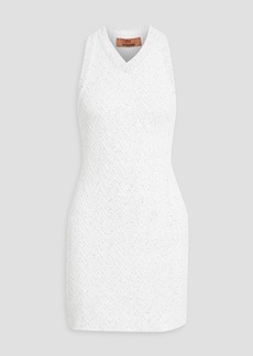 Missoni - Sequin-embellished crochet-knit mini dress - White - IT 40