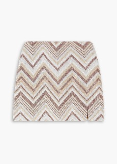 Missoni - Sequined crochet-knit mini skirt - Neutral - IT 36