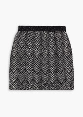 Missoni - Sequin-embellished crochet-knit mini skirt - White - IT 40