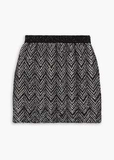 Missoni - Sequin-embellished crochet-knit mini skirt - Black - IT 48