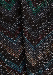 Missoni - Sequin-embellished crochet-knit top - Black - IT 40