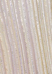 Missoni - Sequin-embellished striped ribbed-knit dress - Purple - IT 42