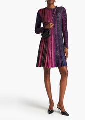 Missoni - Sequin-embellished striped ribbed-knit mini dress - Pink - IT 44