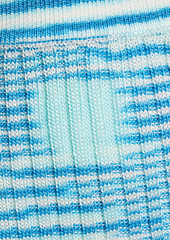 Missoni - Space-dyed crochet-knit pencil skirt - Blue - IT 38