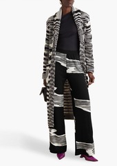 Missoni - Space-dyed intarsia wool wide-leg pants - Black - IT 36