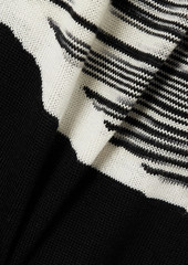 Missoni - Space-dyed intarsia wool wide-leg pants - Black - IT 36