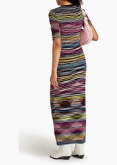 Missoni - Space-dyed ribbed wool-blend maxi dress - Black - IT 42