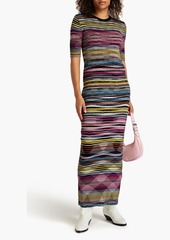 Missoni - Space-dyed ribbed wool-blend maxi dress - Black - IT 42