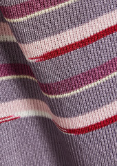 Missoni - Space-dyed striped crochet-knit tank - Purple - S