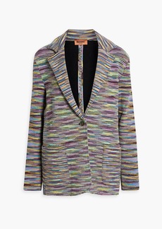 Missoni - Space-dyed wool-blend blazer - Purple - IT 44