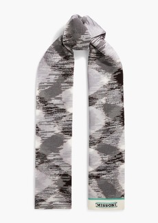 Missoni - Space-dyed wool-blend scarf - Gray - OneSize