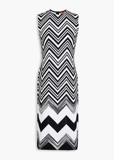 Missoni - Striped cotton-blend dress - Black - IT 42
