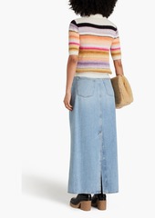 Missoni - Striped knitted polo sweater - White - IT 42