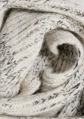 Missoni - Tasseled striped ribbed-knit scarf - White - OneSize