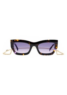 Missoni 53mm Cat Eye Chain Sunglasses