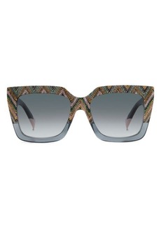 Missoni 55mm Square Sunglasses