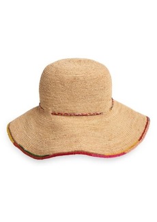 Missoni Braided Trim Crocheted Raffia Sun Hat