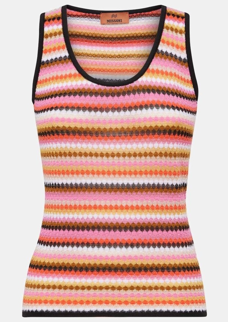 Missoni Cotton-blend tank top