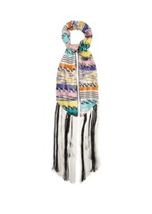 Missoni Fringed stripe scarf