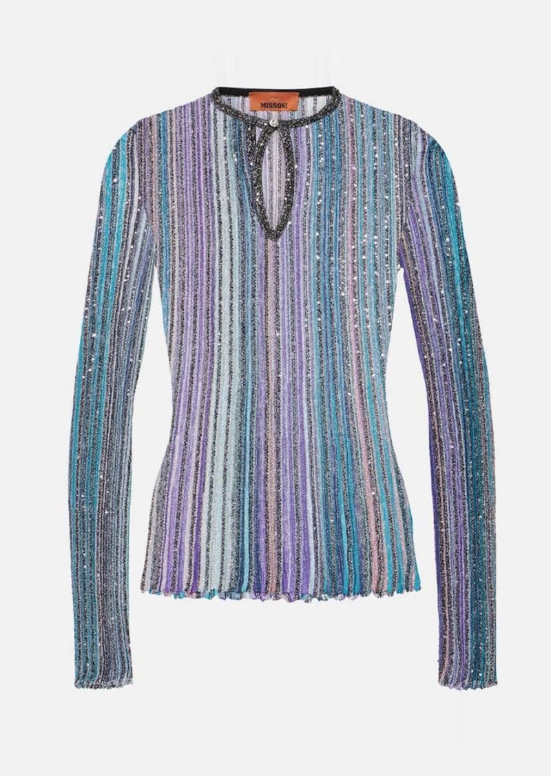 Missoni Lamé top