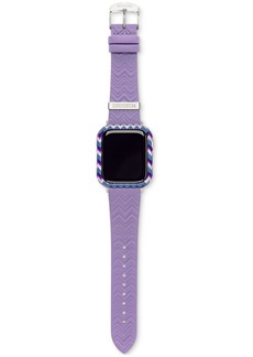 Missoni Lilac Case & Leather Strap for Apple Watch 41mm Gift Set - Lilac